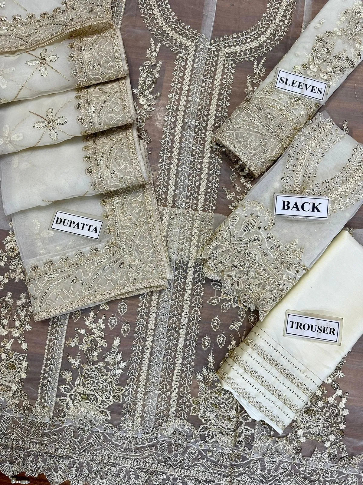 Afrozeh Unstitch Organza Collection