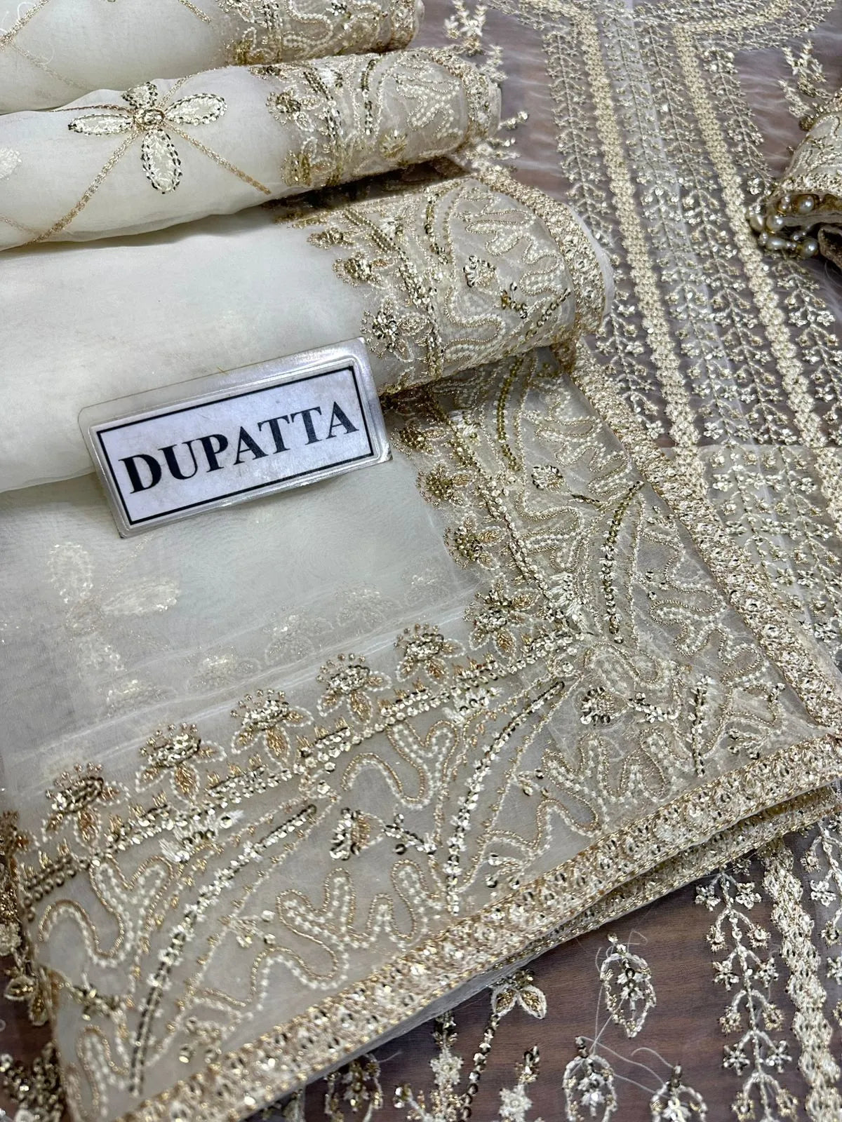 Afrozeh Unstitch Organza Collection