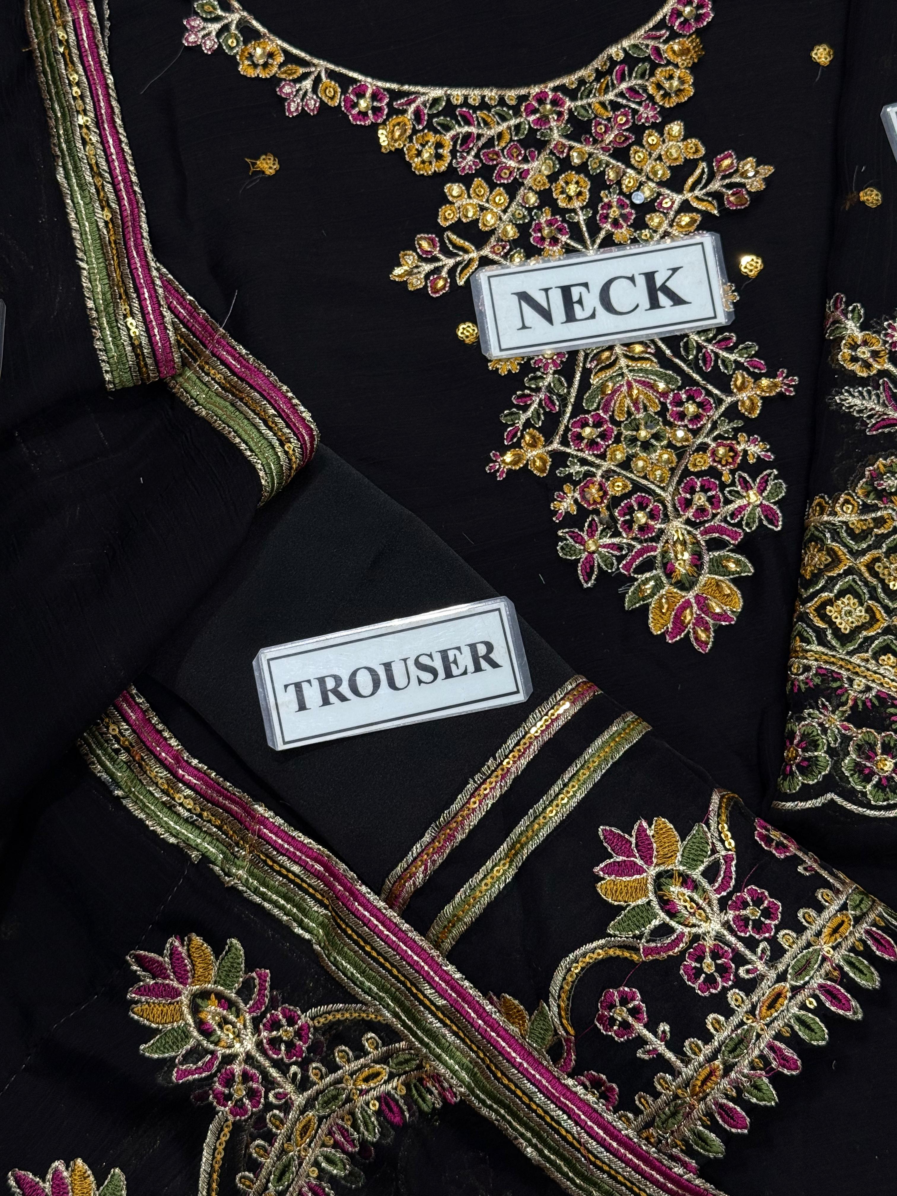 Alizeh Unstitch Chiffon Collection ZCUS-1009
