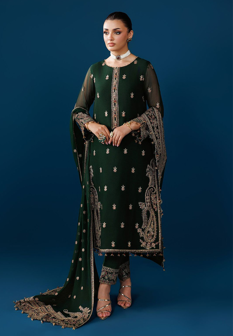 Alizeh Unstitch Chiffon Collection ZCUS-1013