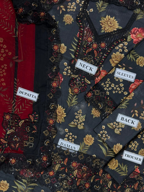 Aneela Unstitched Lawn Collection