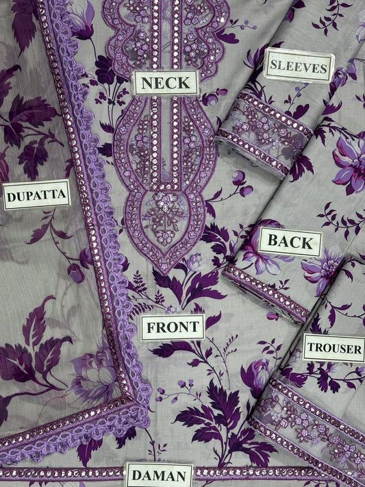 Aneela’s Unstitch Lawn Collection