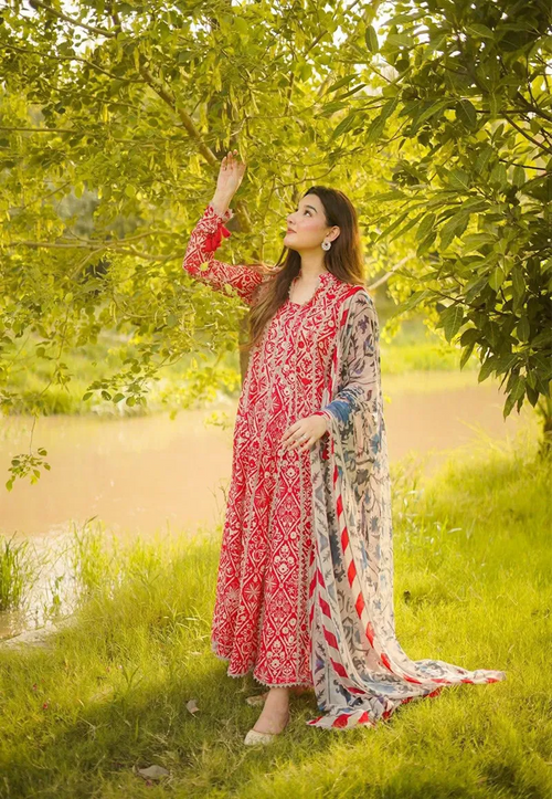Aneela's Unstitch Lawn Fabric