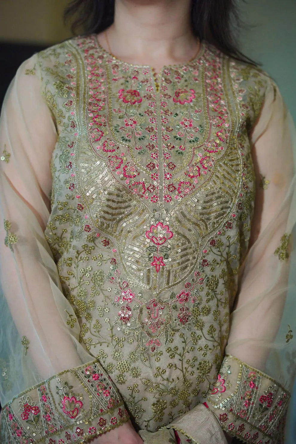 Aneela's Unstitch Organza Collection