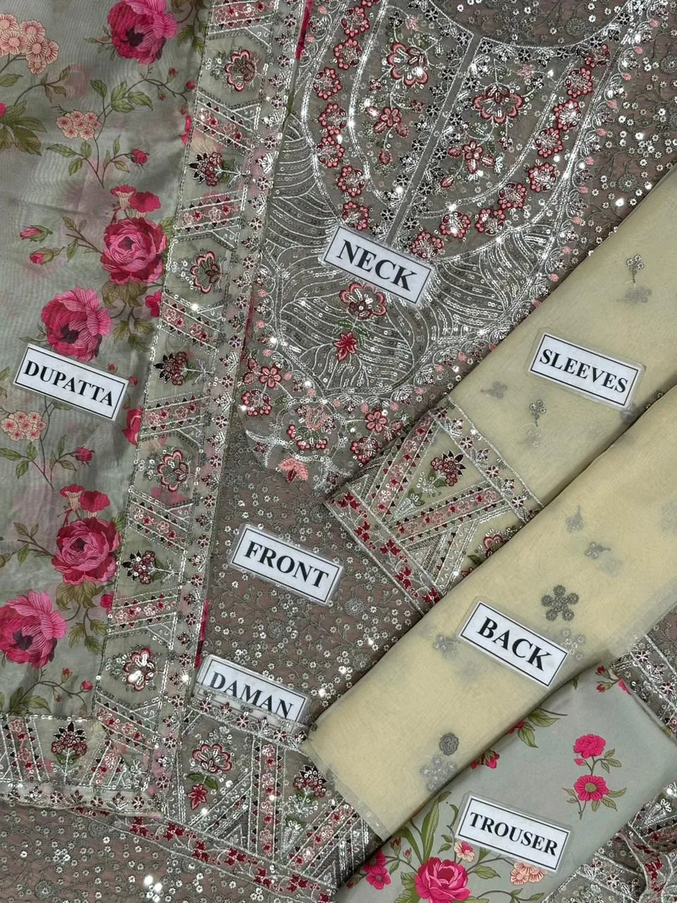 Aneela's Unstitch Organza Collection