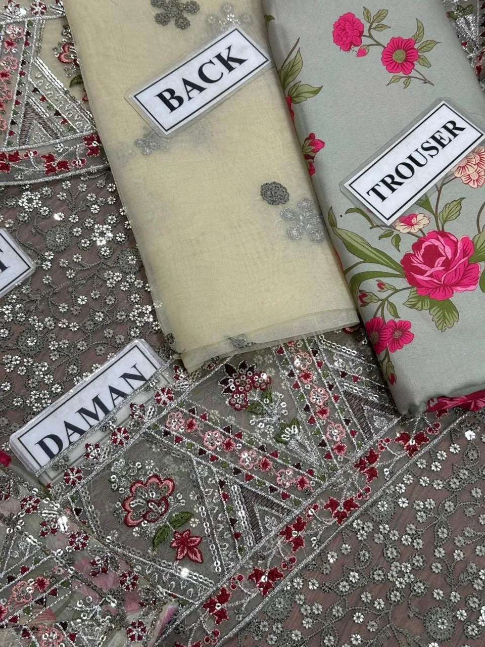 Aneela's Unstitch Organza Collection