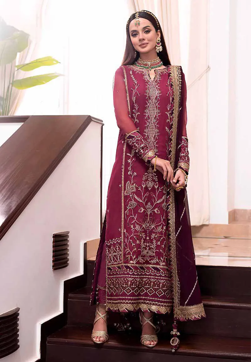 Asim Jofa Unstitch Chiffon Collection