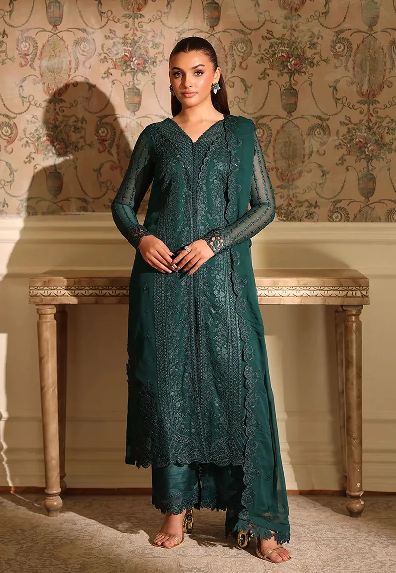 Azure Unstitch Chiffon Collection