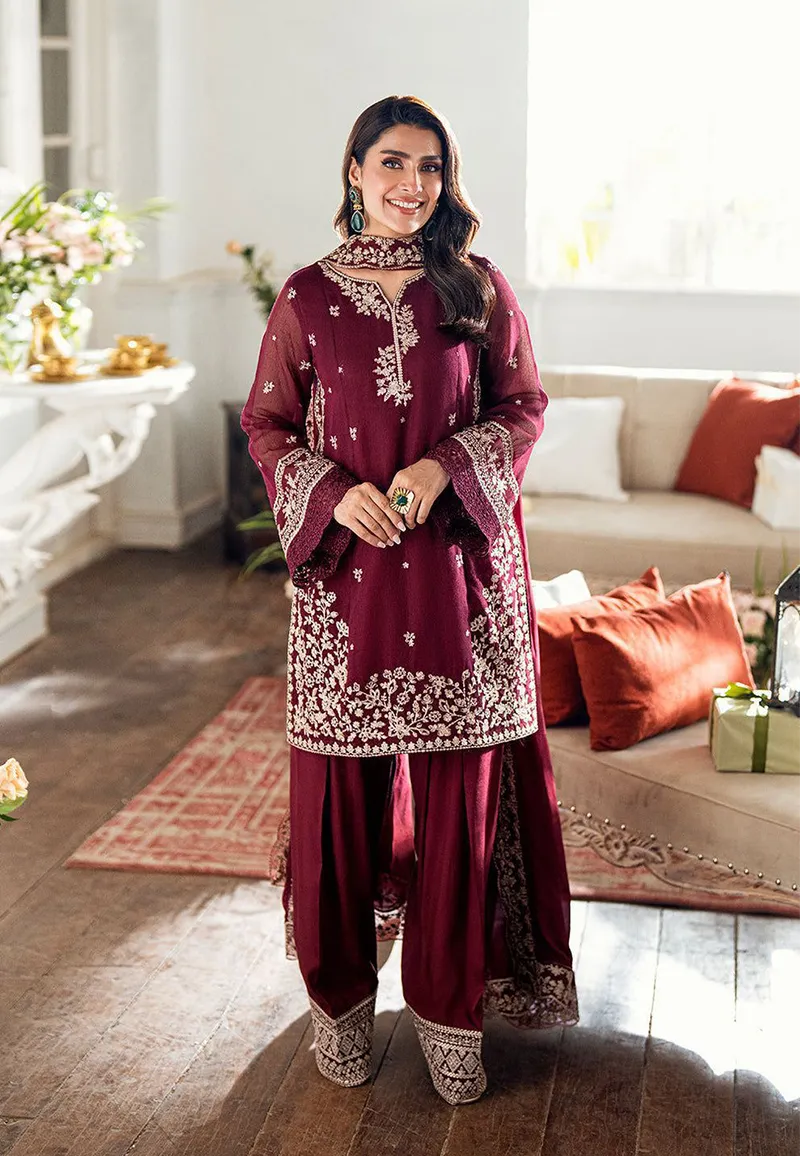 Azure Unstitch Chiffon Collection