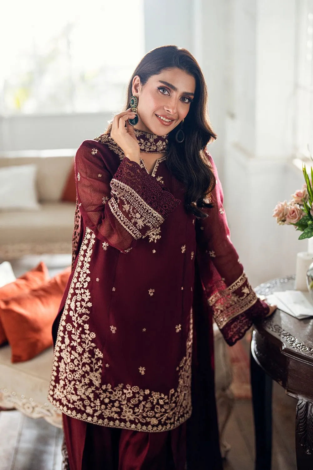 Azure Unstitch Chiffon Collection