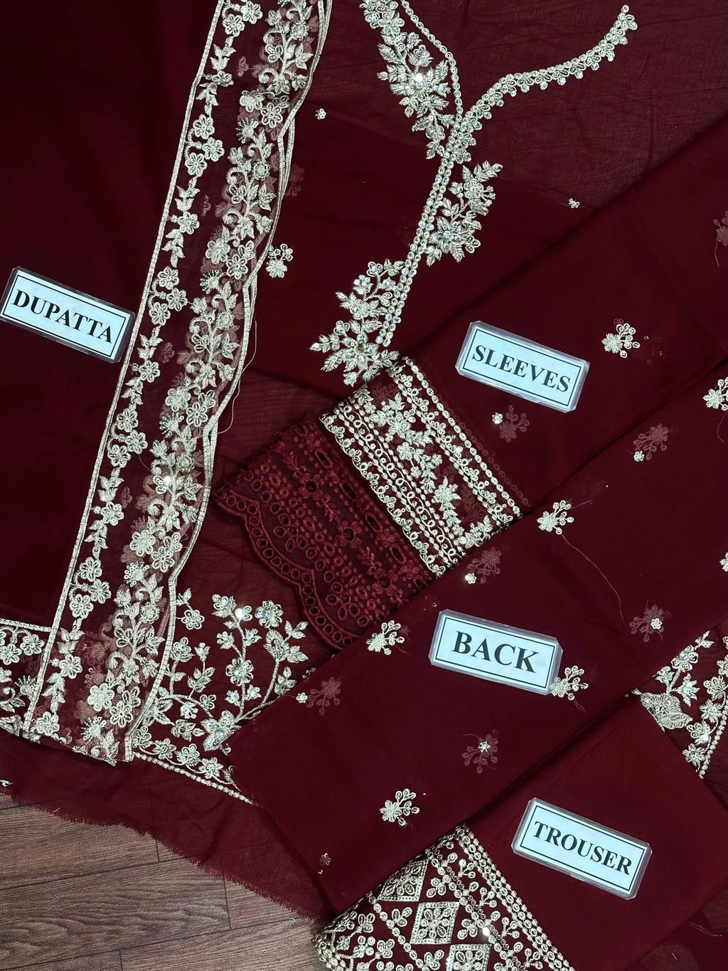 Azure Unstitch Chiffon Collection