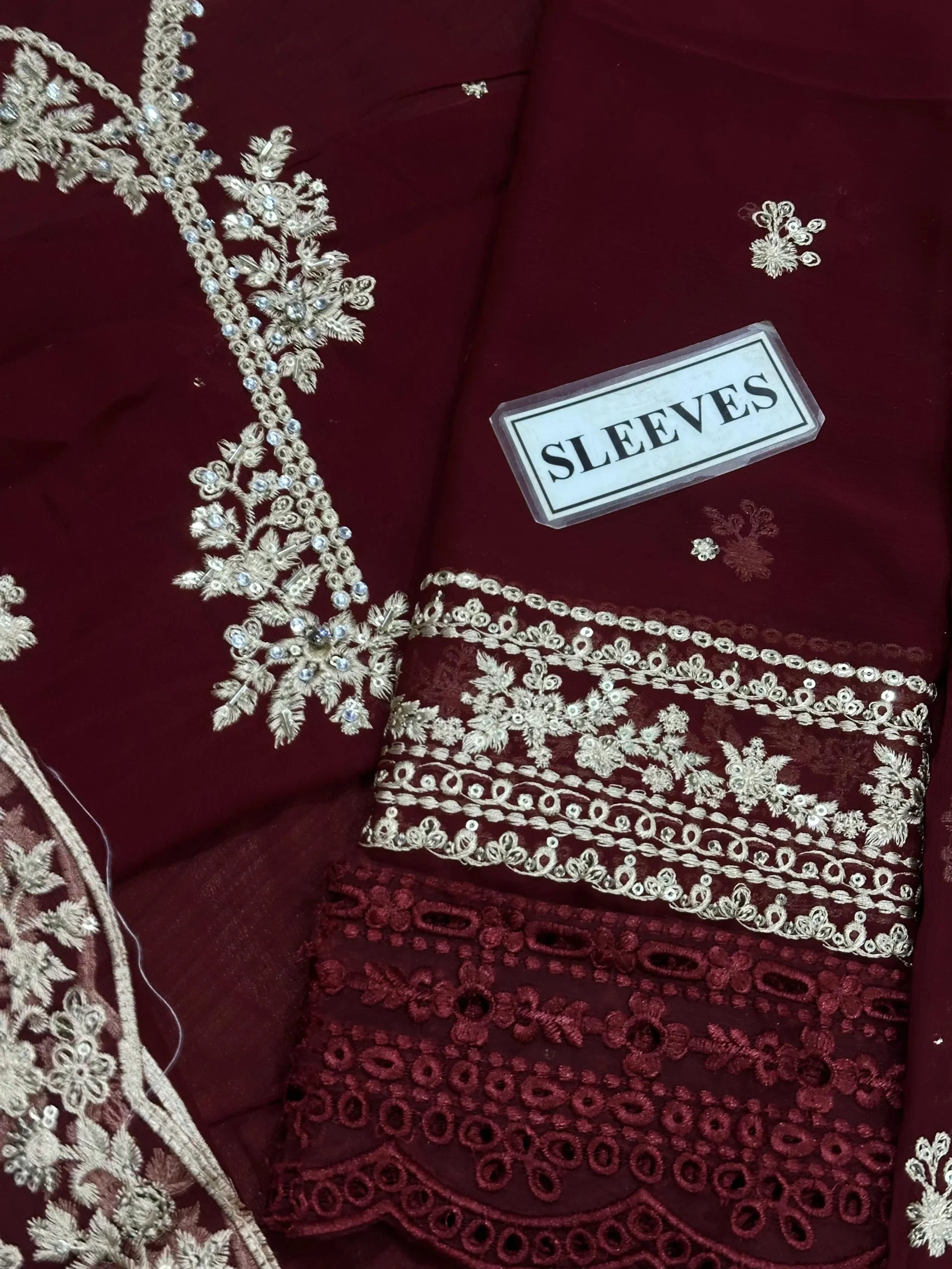 Azure Unstitch Chiffon Collection