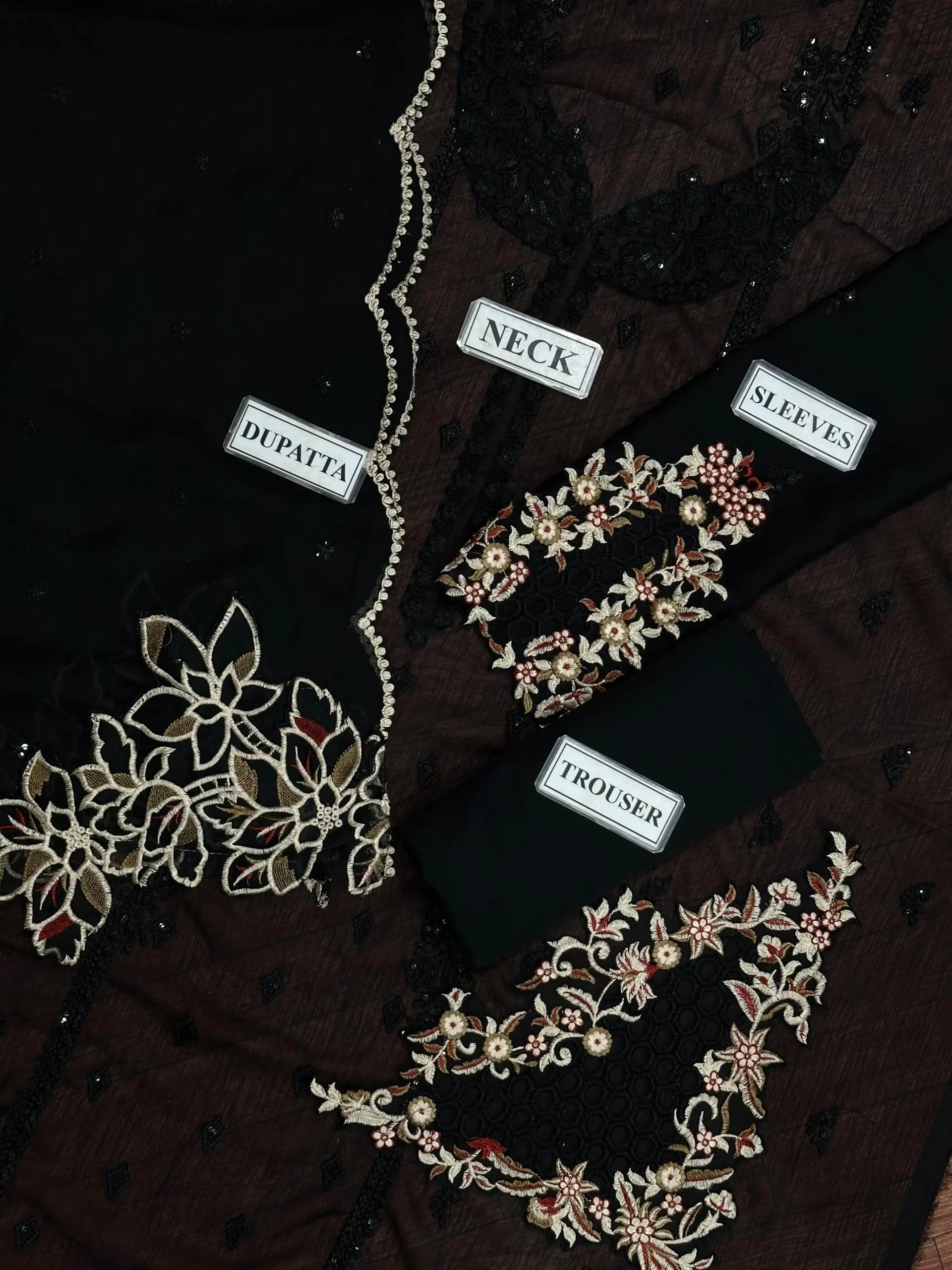 Azure Unstitch Chiffon Collection