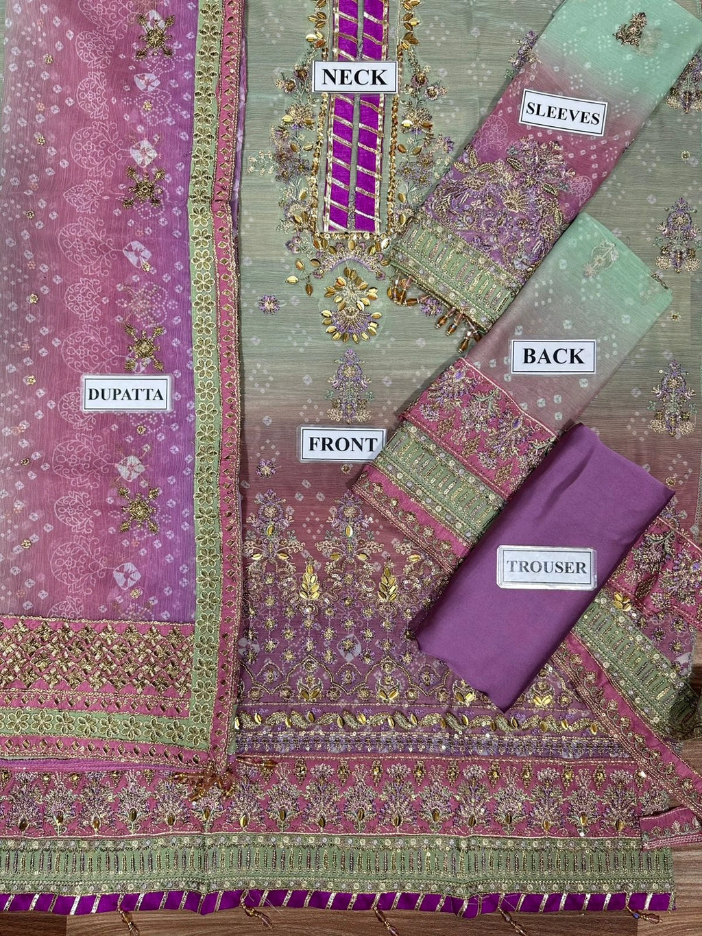 Baroque Unstitch Chiffon Collection