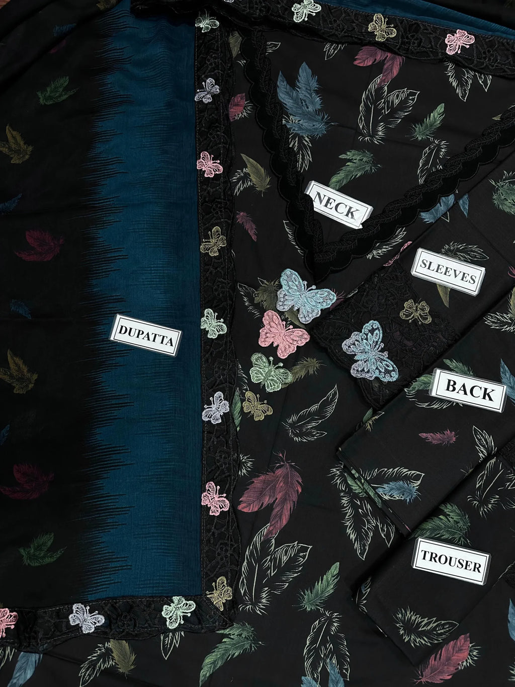 Baroque Unstitch Luxury Lawn Fabric