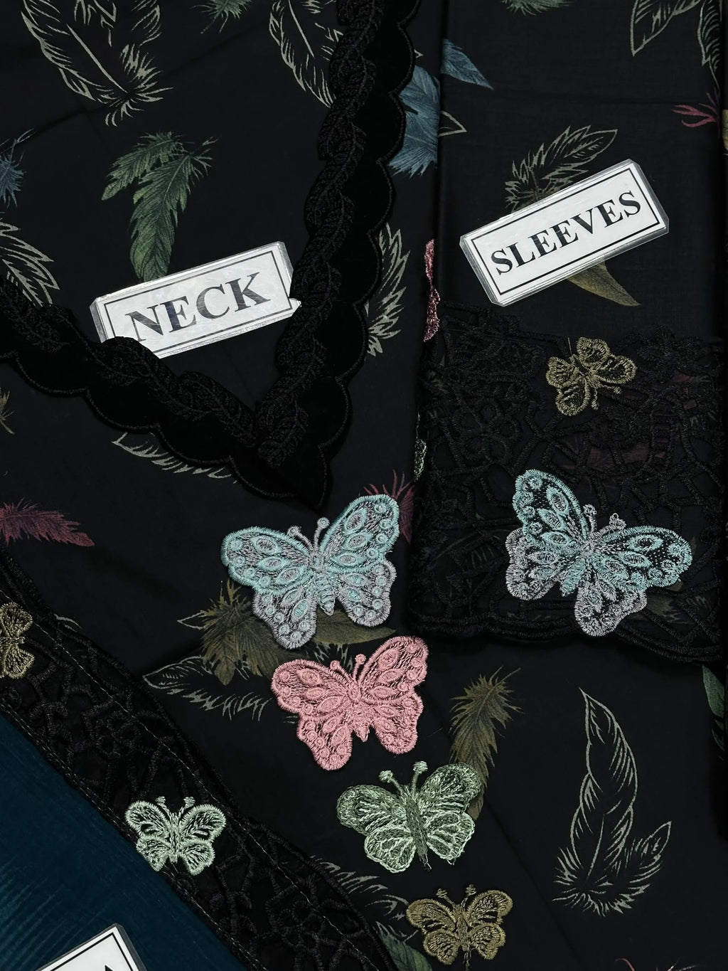 Baroque Unstitch Luxury Lawn Fabric