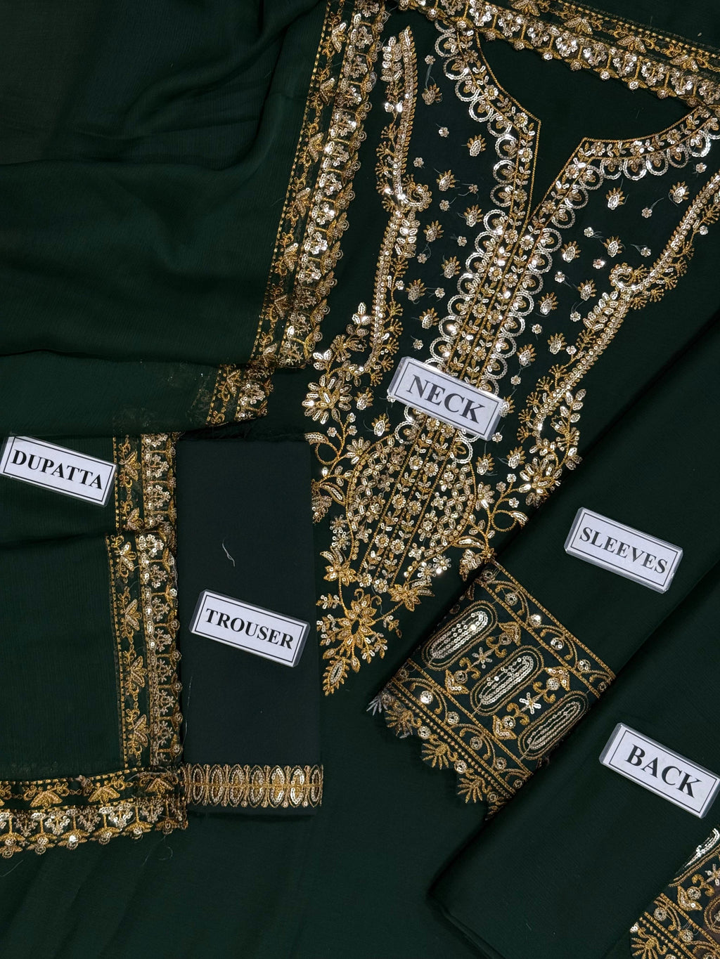 Baroque Unstitch Chiffon Collection ZCUS-1011