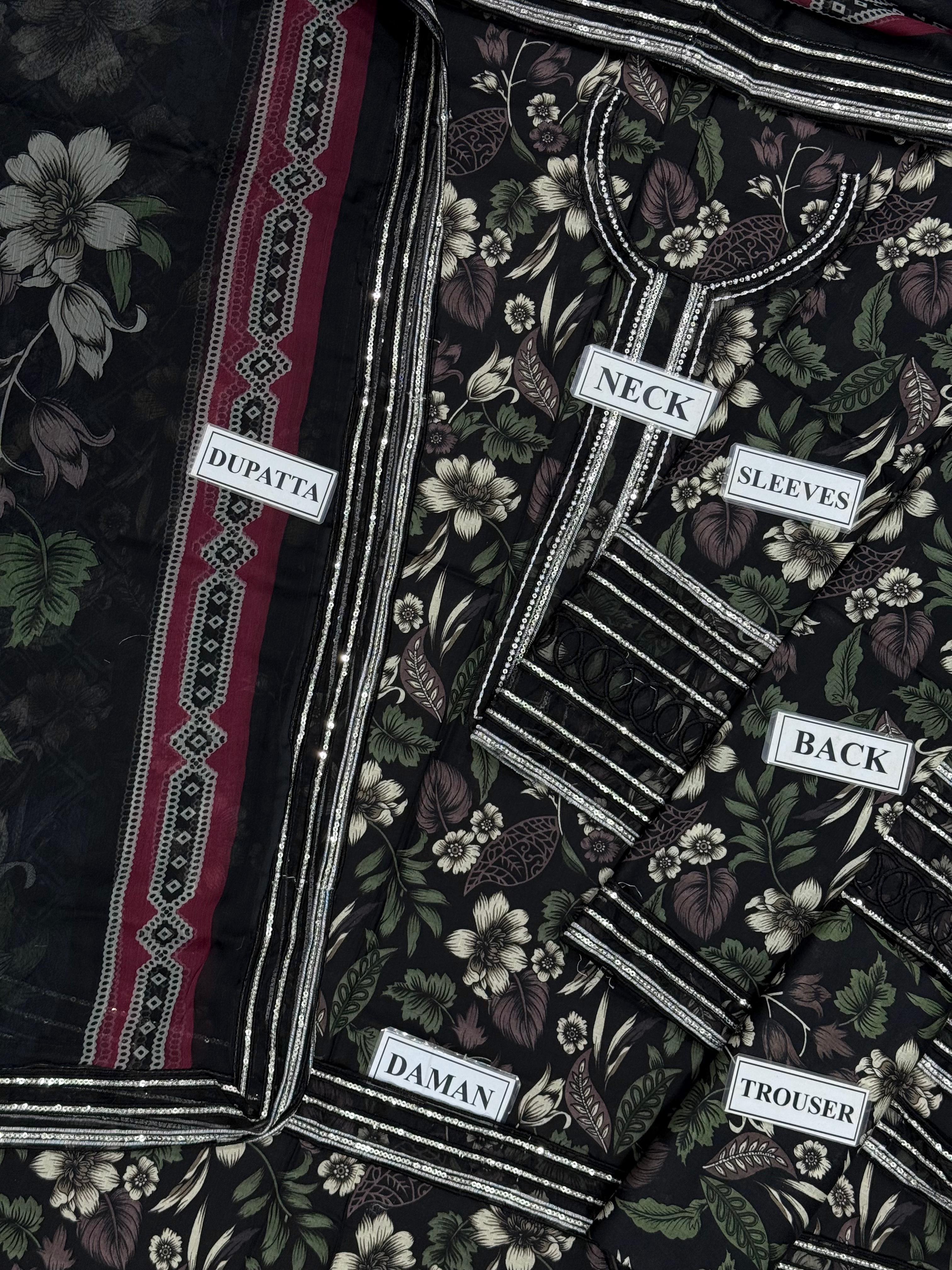 Baroque Unstitch Lawn Collection ZCUS-1004