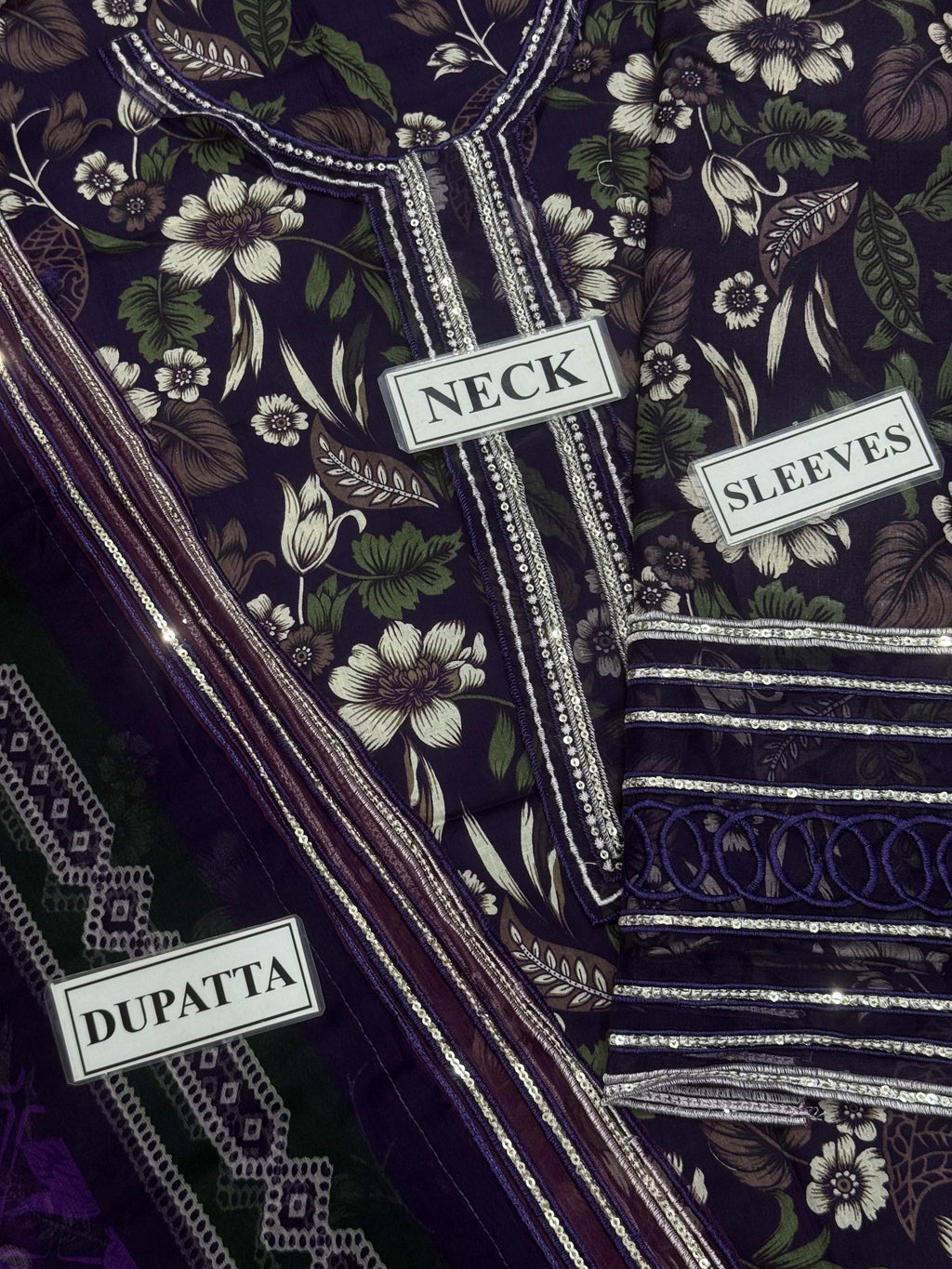 Baroque Unstitch Lawn Collection ZCUS-1005