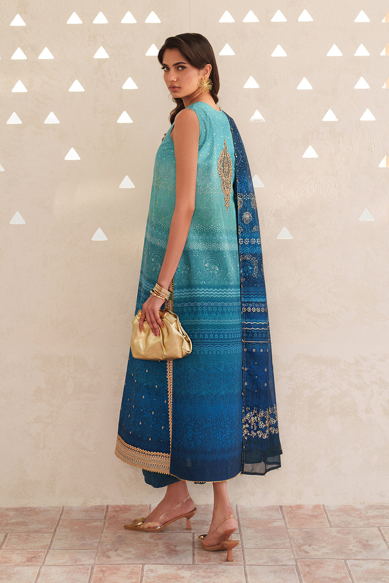 Baroque Unstitch Lawn Collection ZCUS-1010