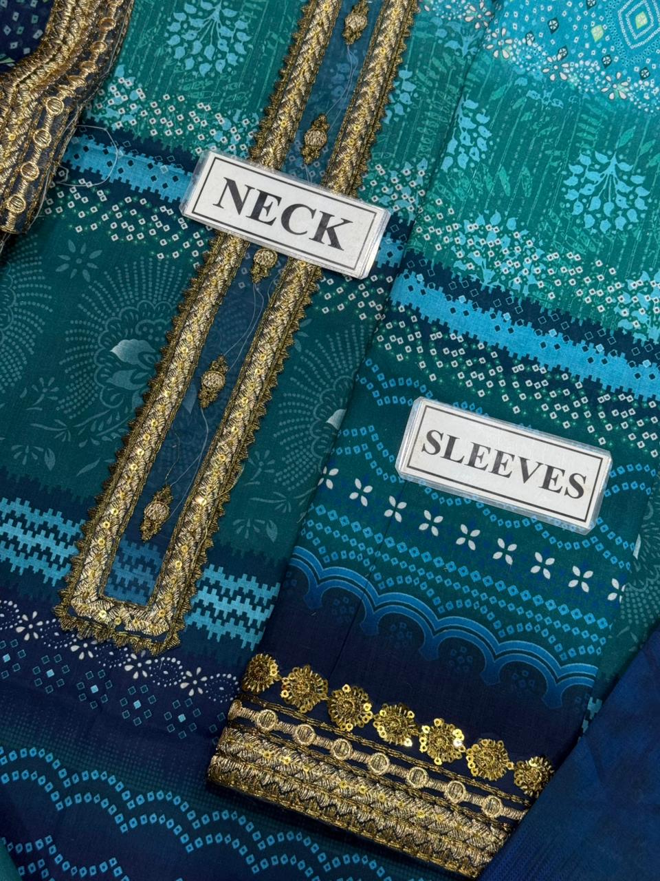 Baroque Unstitch Lawn Collection ZCUS-1010