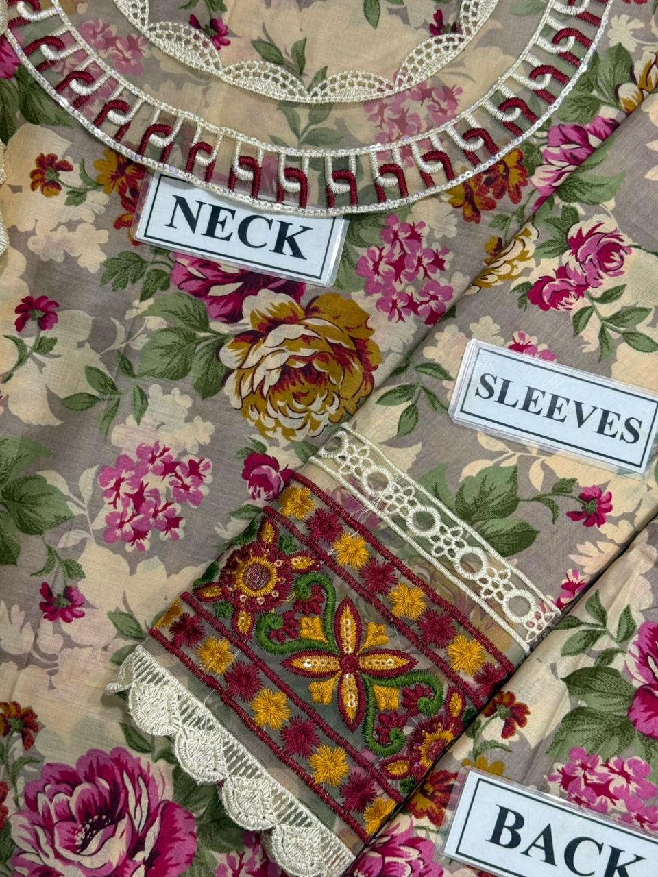 Baroque Unstitch Lawn Collection ZCUS-1014