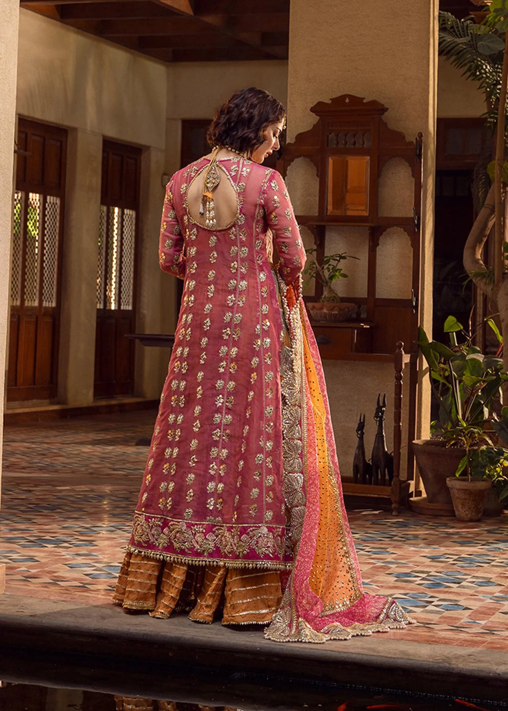 Crimson Unstitch Bridal Chiffon Collection