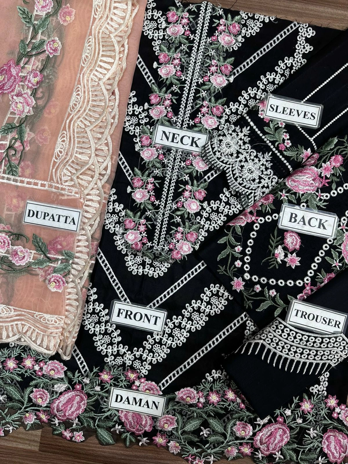 Crimson Unstitch Chikenkari Collection