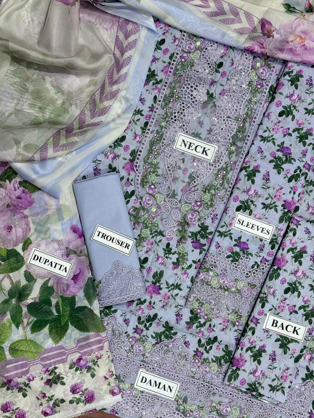 Elaf Unstitch Lawn Collection ZCUS-1001