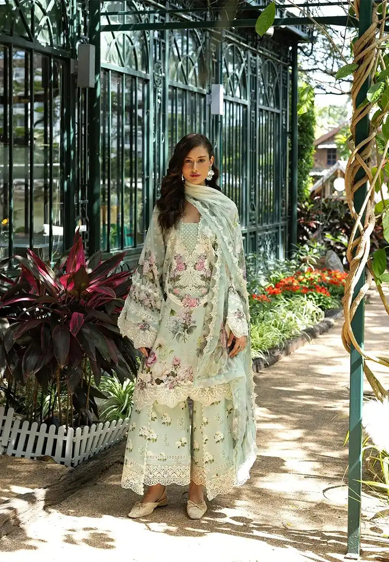 Elaf Unstitch Lawn with Chiffon Collection