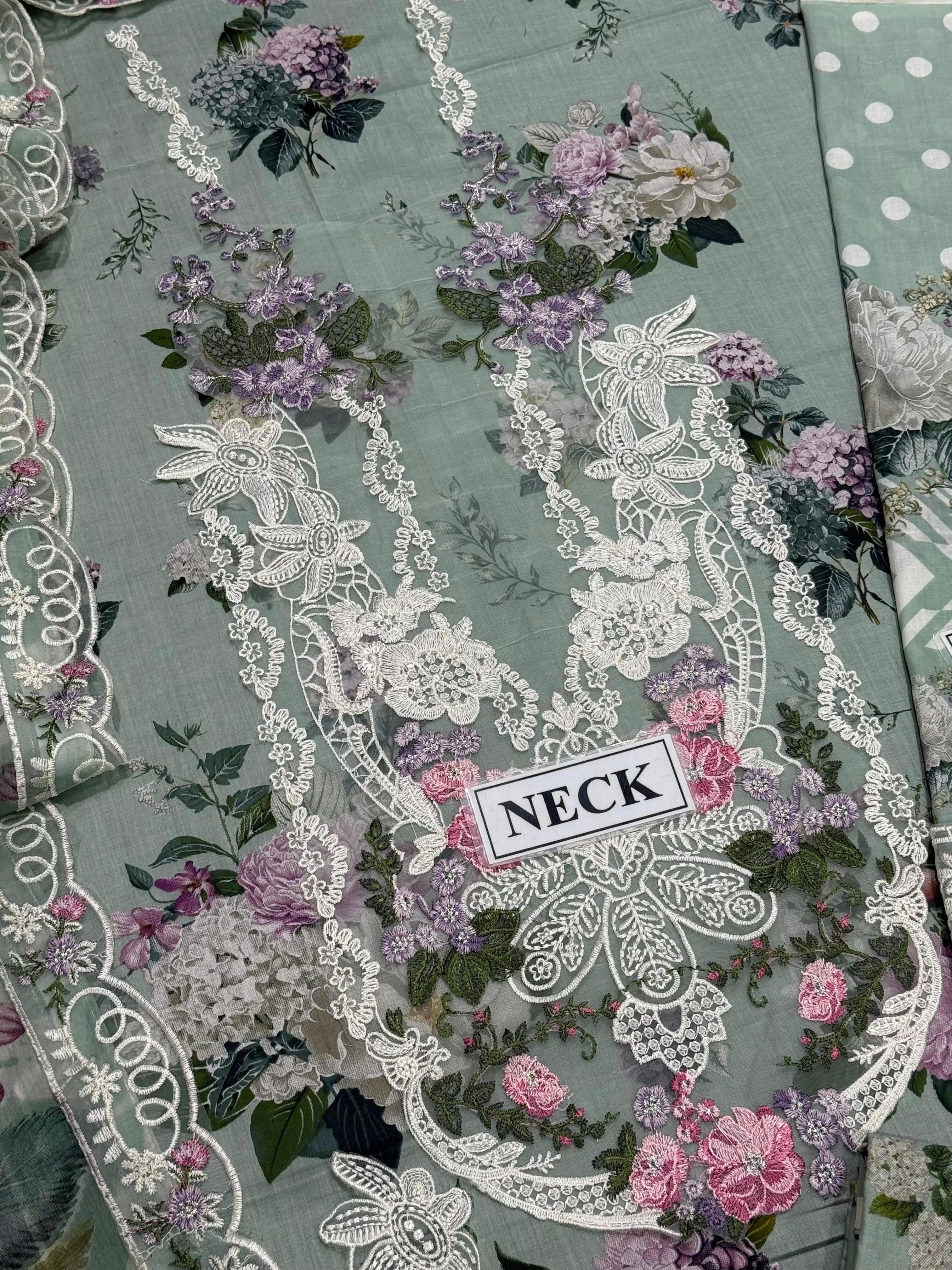 Elaf Unstitch Lawn with Chiffon Collection