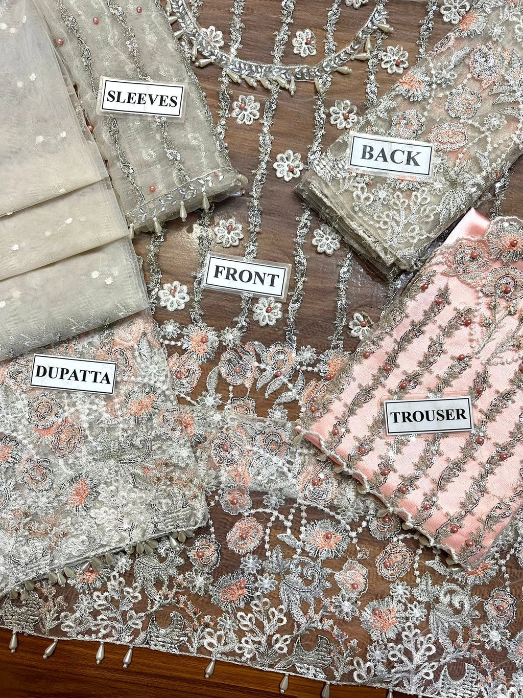 Erum Khan Unstitch Net Collection