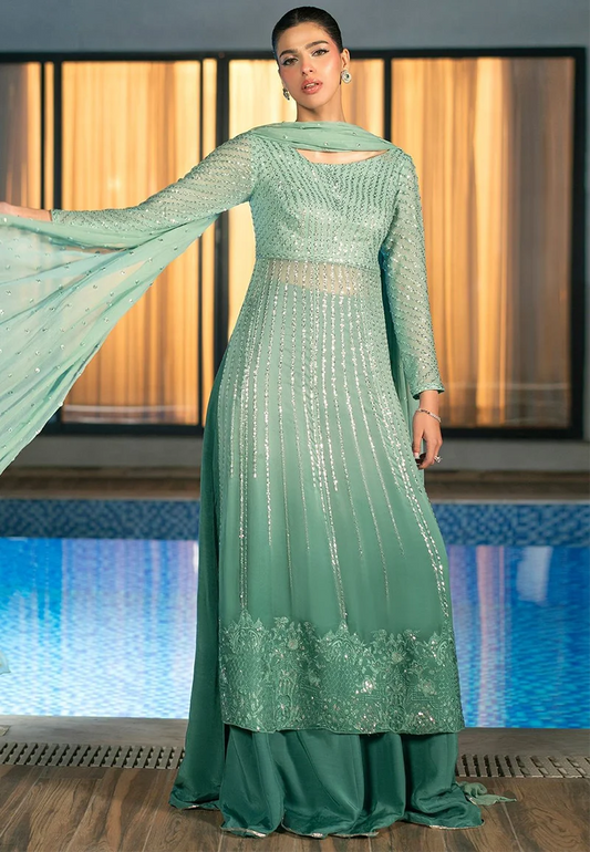 Fahad Hussayn Unstitch Chiffon Collection