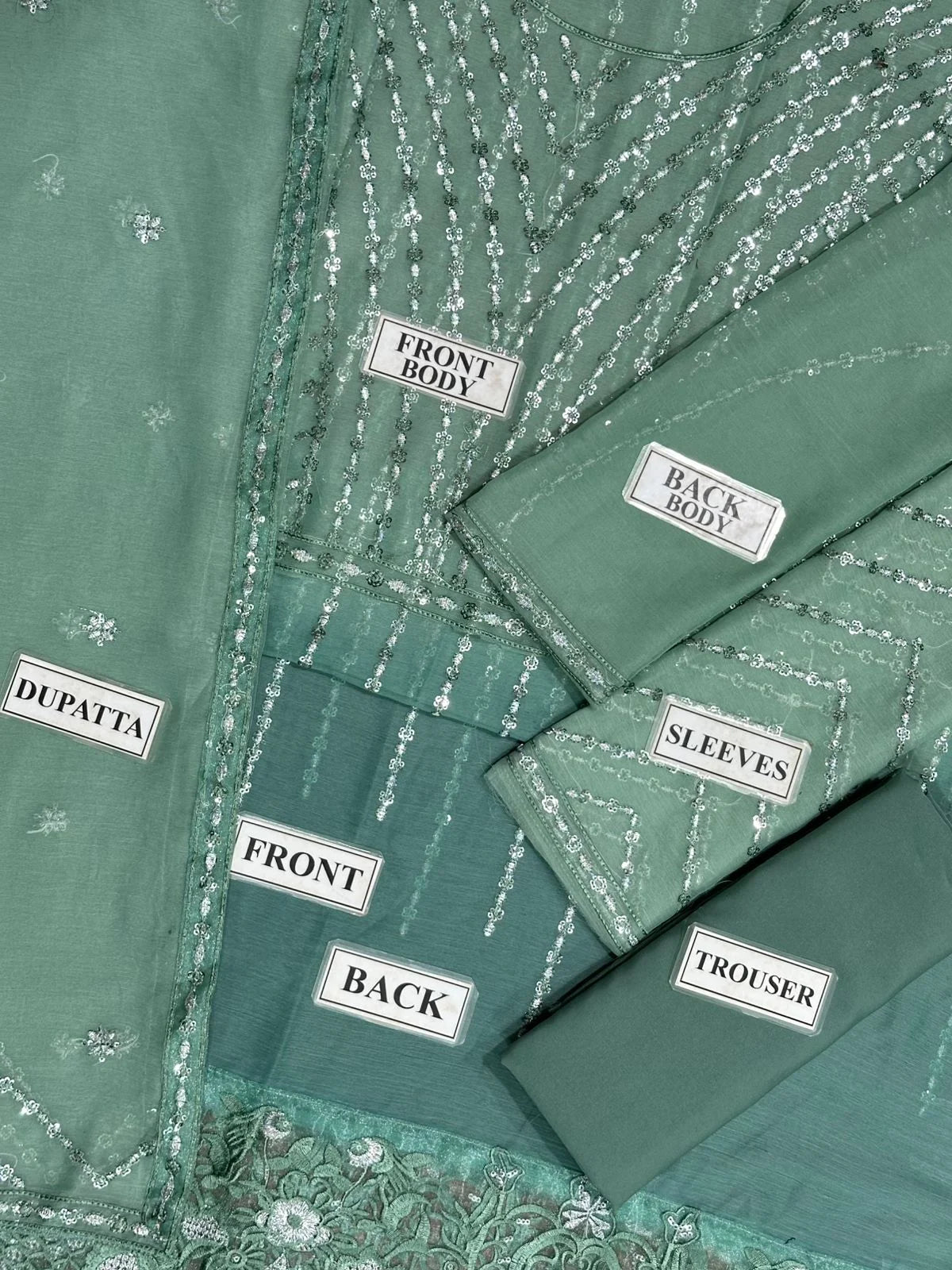 Fahad Hussayn Unstitch Chiffon Collection