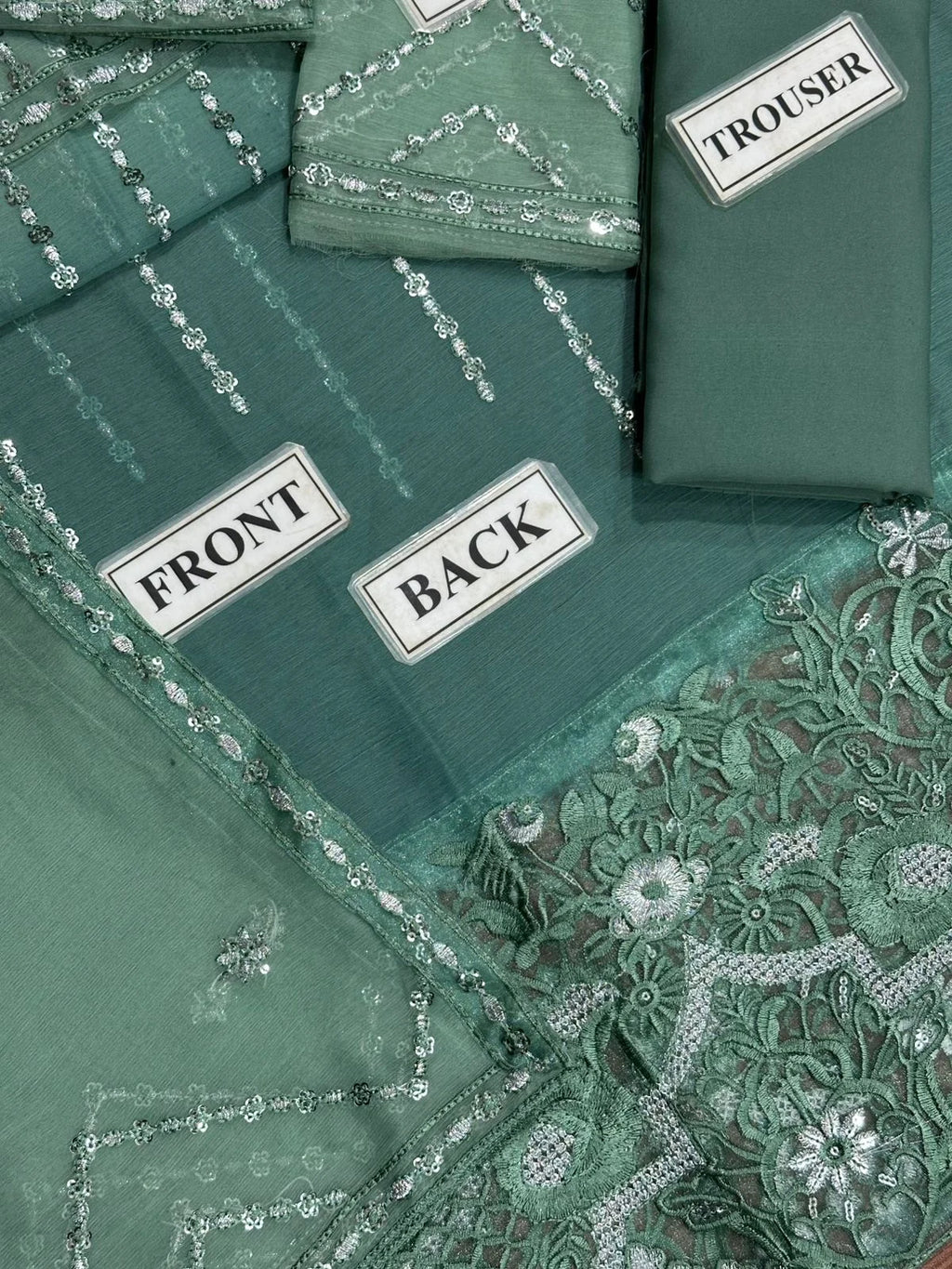 Fahad Hussayn Unstitch Chiffon Collection