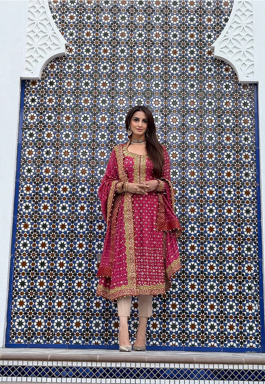 Fancy Wedding Collection Unstitch Chiffon