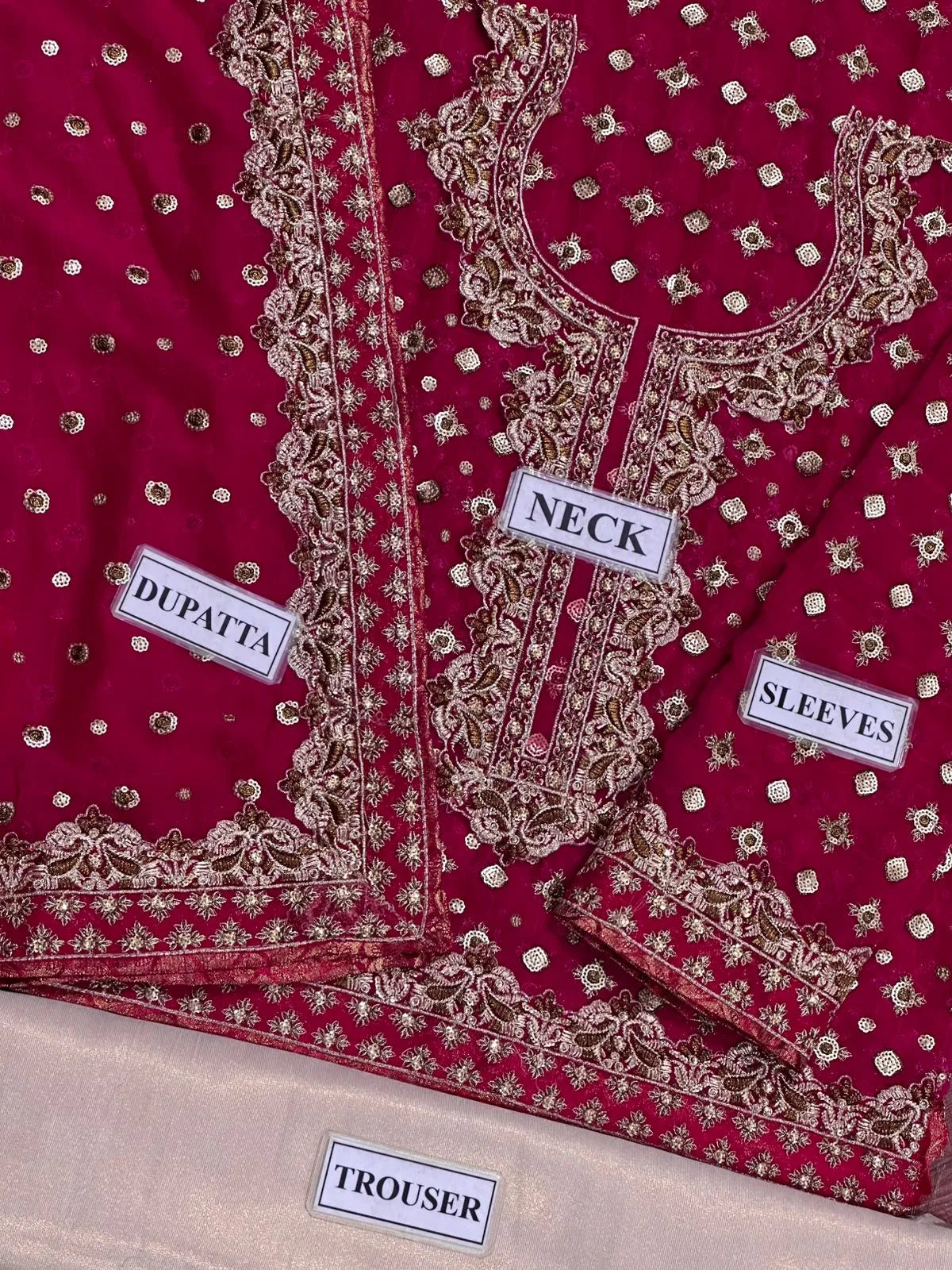 Fancy Wedding Collection Unstitch Chiffon