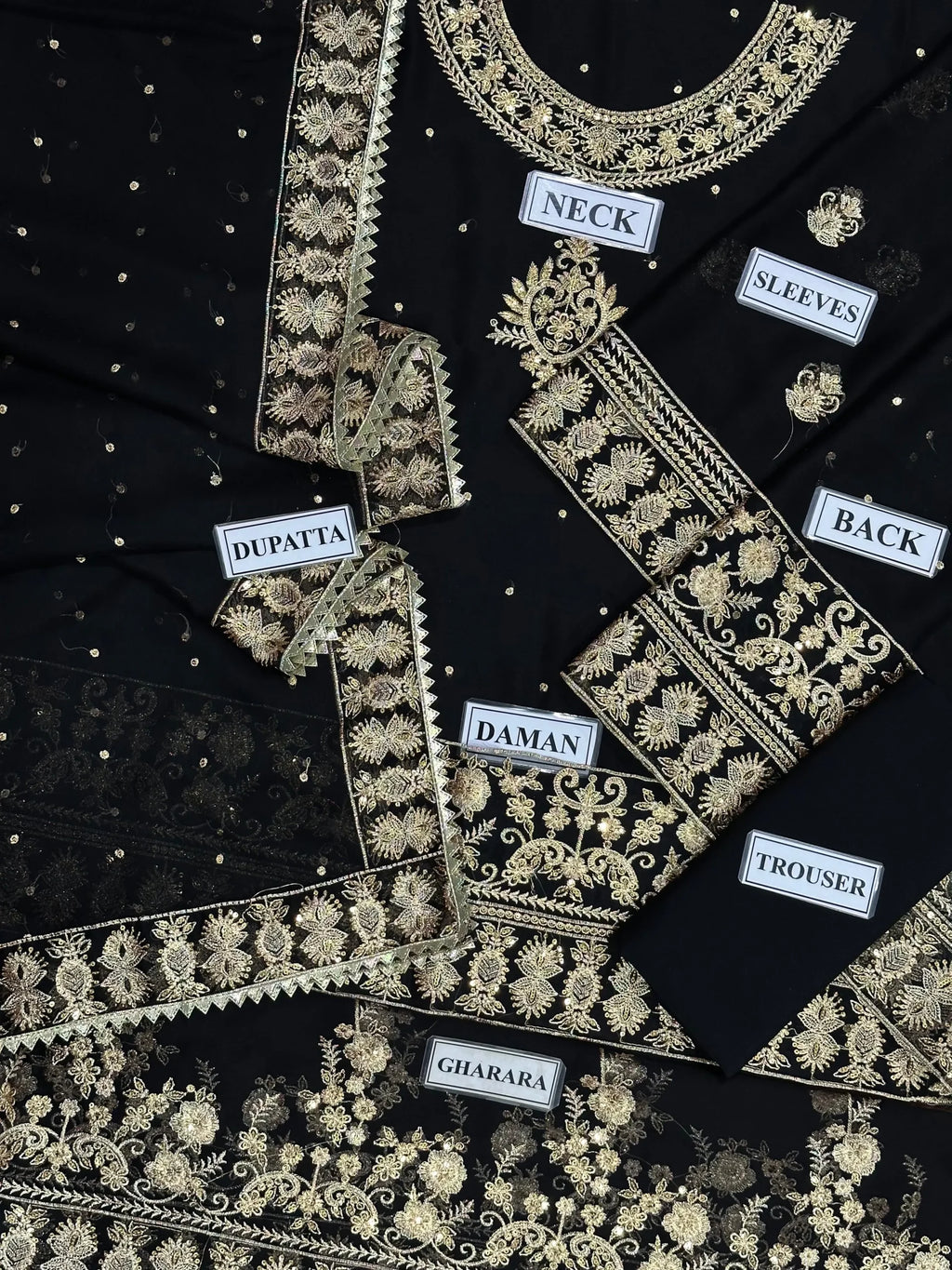 Haseens Unstitch Chiffon Collection