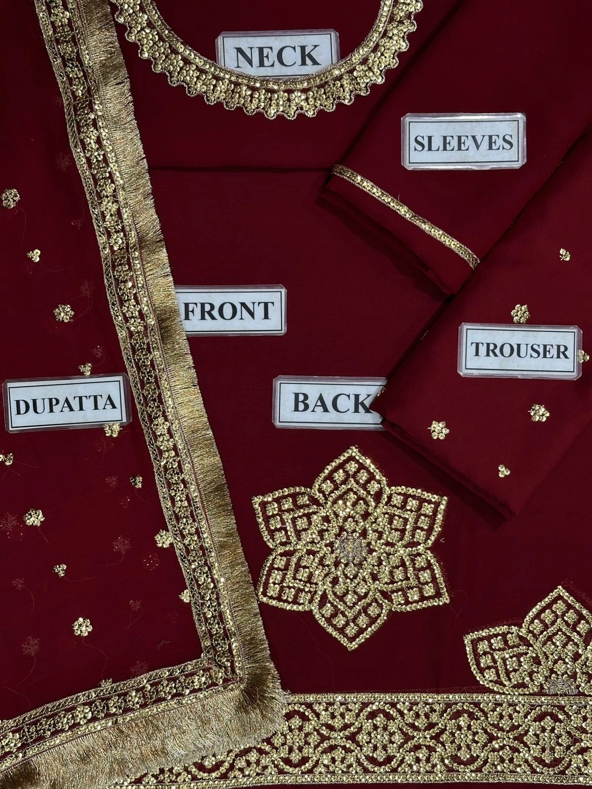 Jazmin Unstitch Chiffon Frok Collection
