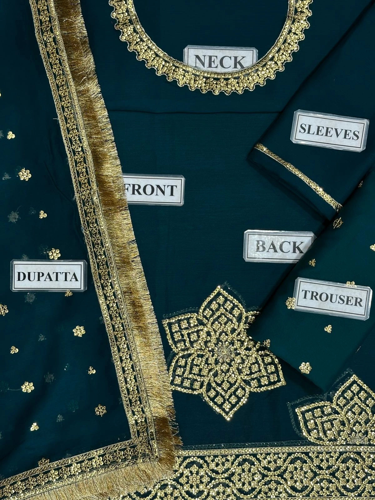 Jazmin Unstitch Chiffon Frok Collection