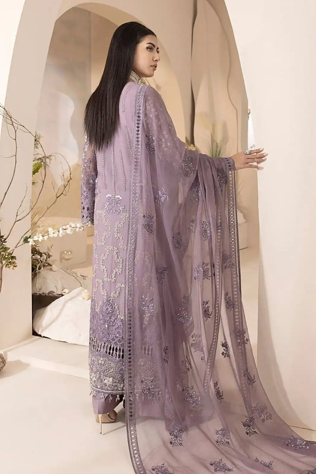 Lavish Unstitch Chiffon Collection ZCUS-1003
