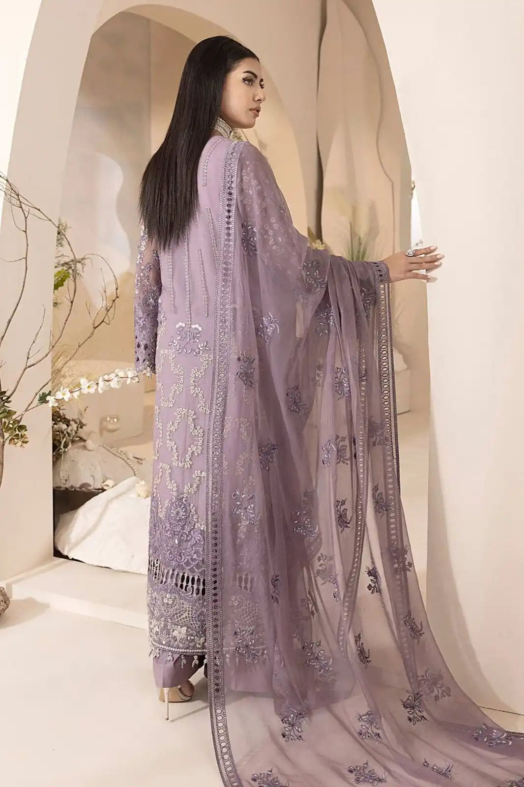 Lavish Unstitch Chiffon Collection ZCUS-1003