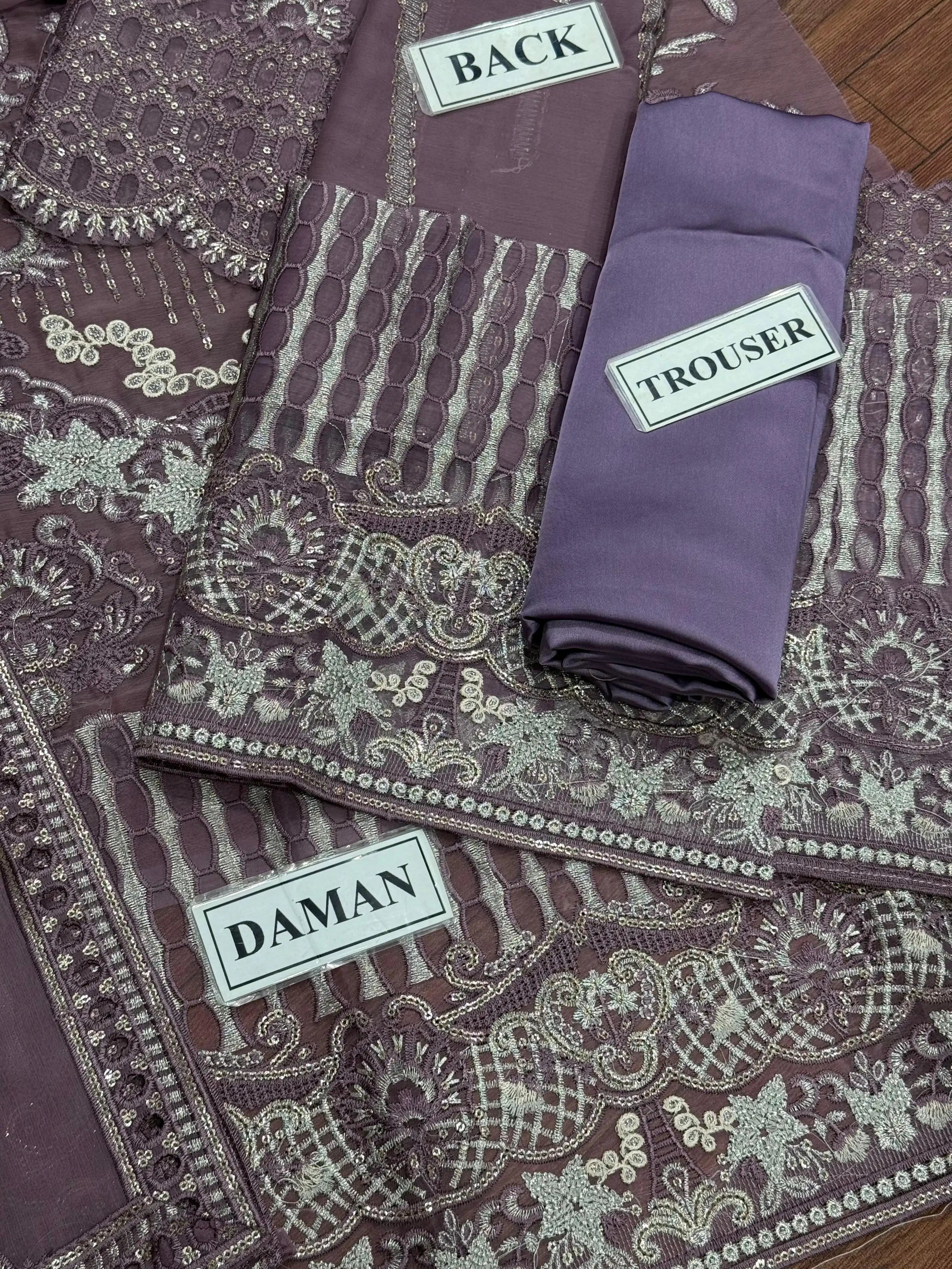 Lavish Unstitch Chiffon Collection ZCUS-1003