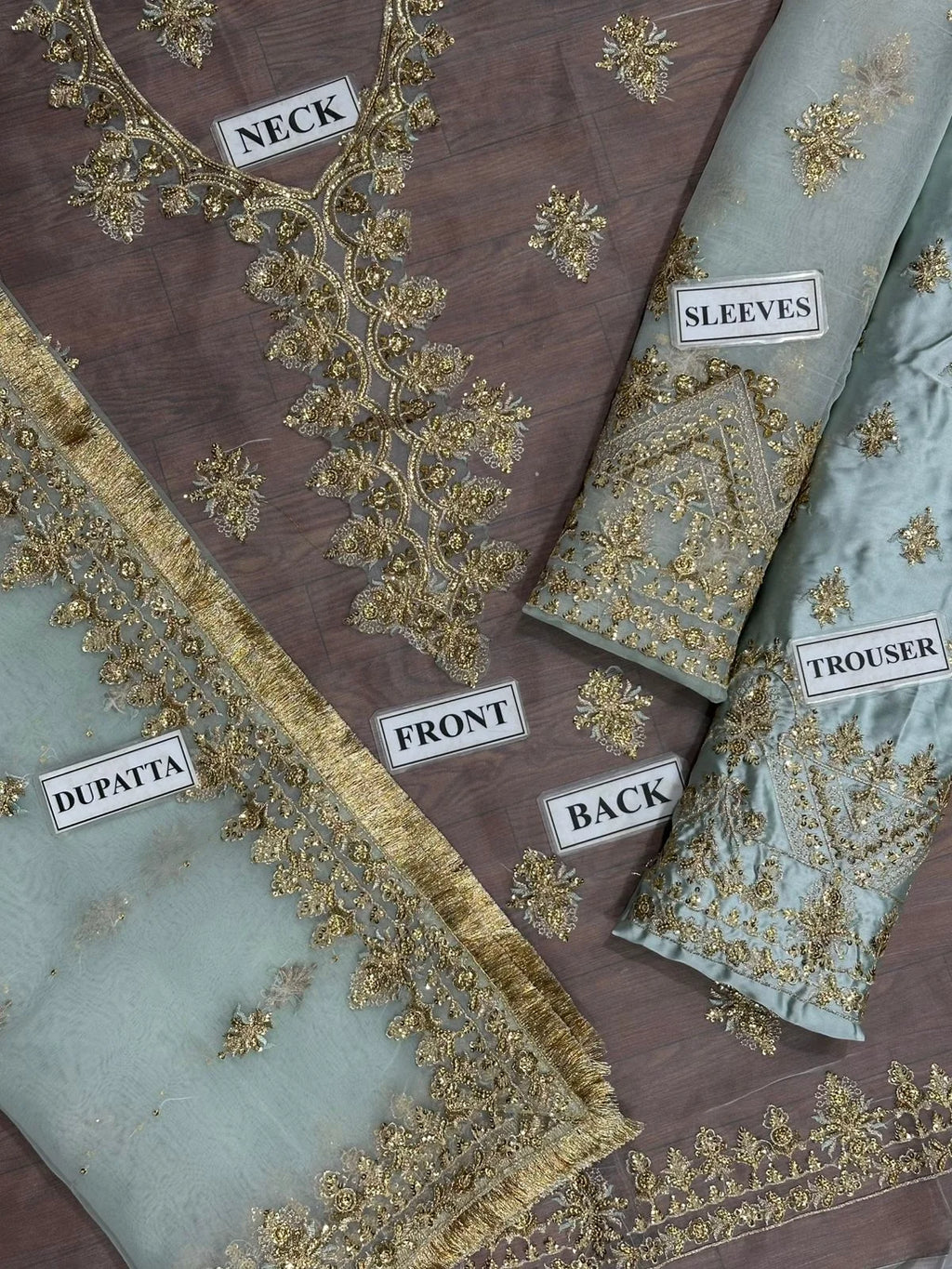 Mahawajahat Unstitch Organza Collection