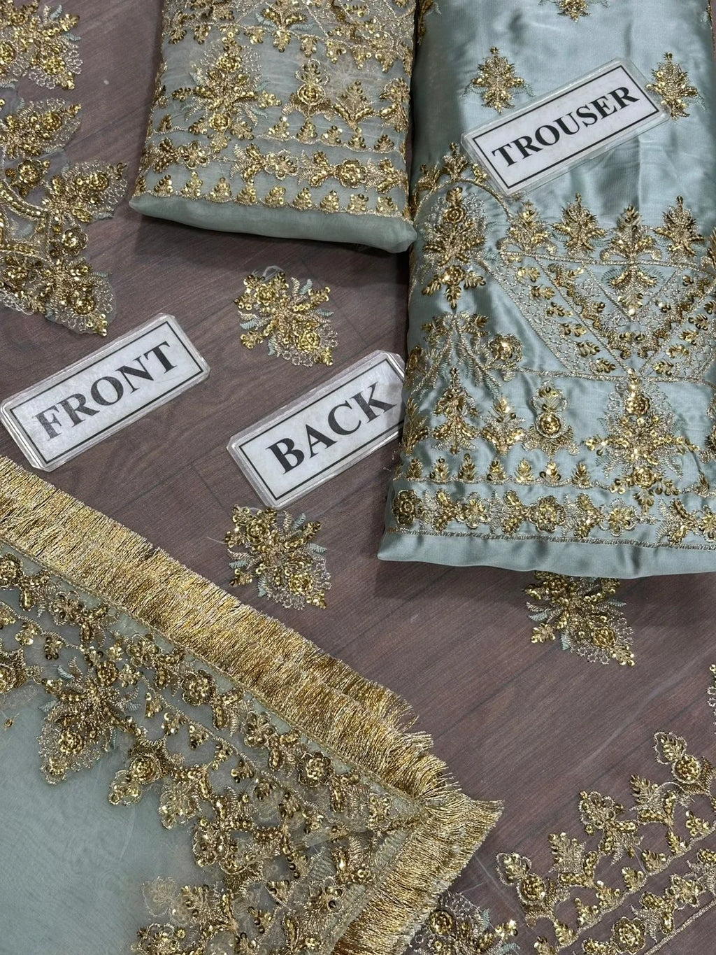 Mahawajahat Unstitch Organza Collection