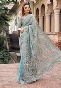 Maria B Unstitch Net Saree Collection