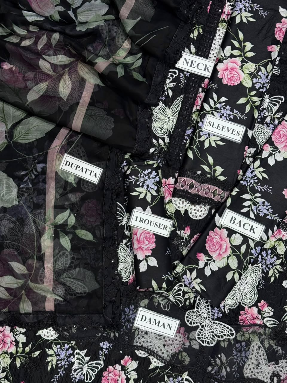 Maria B Unstitch Lawn Collection ZCUS-1022