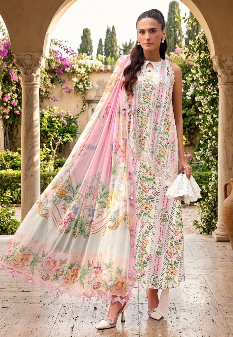 Maria B Unstitch Lawn Collection ZCUS-1023