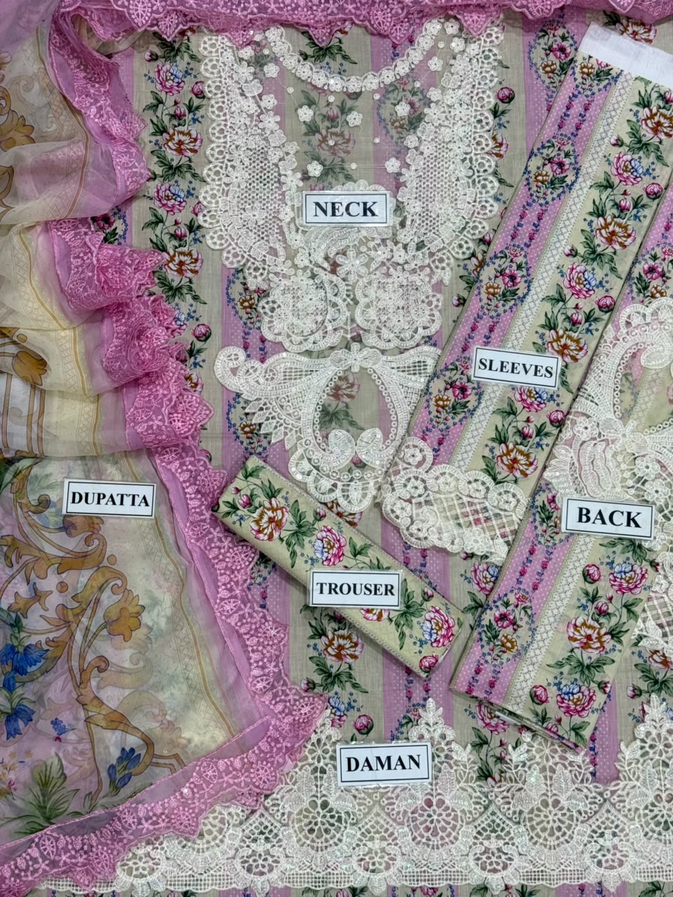 Maria B Unstitch Lawn Collection ZCUS-1023