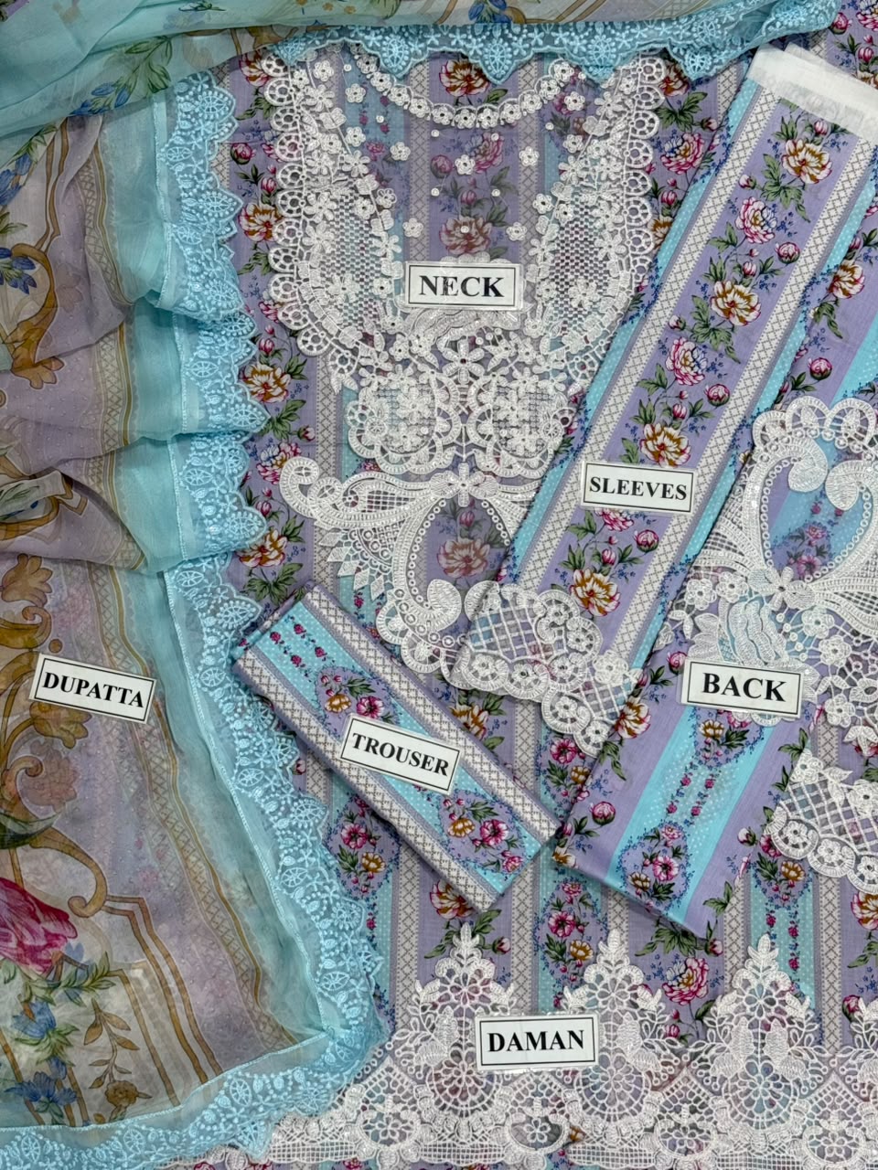 Maria B Unstitch Lawn Collection ZCUS-1024